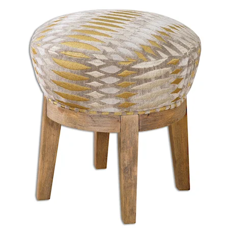 Hendrik Fabric Swivel Stool